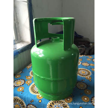 Cilindro de gas LPG y tanque de gas de acero-3kg